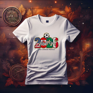 2026 Colorful Text Logo Shirt