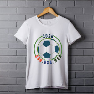 2026 Soccer Ball CAN USA MEX T-Shirt