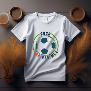 2026 Soccer Ball CAN USA MEX T-Shirt