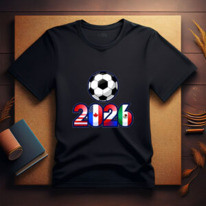 2026 Soccer Ball Flags Shirt