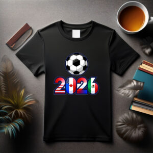 2026 Soccer Ball Flags Shirt