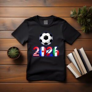 2026 Soccer Ball Flags Shirt