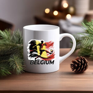 2026 World Cup Belgium Soccer Mug