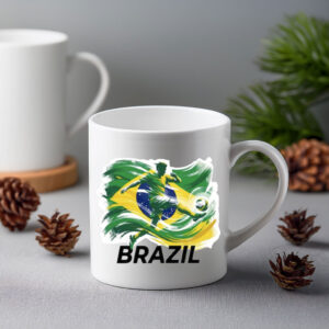 2026 World Cup Brazil Soccer Mug