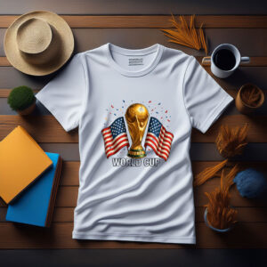 2026 World Cup USA Football Fan Tee