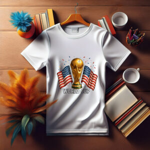 2026 World Cup USA Football Fan Tee