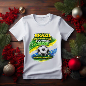 Brazil FIFA World Cup 2026 Football T-Shirt