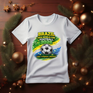 Brazil FIFA World Cup 2026 Football T-Shirt