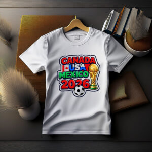 Canada USA Mexico 2026 Bold Text Shirt