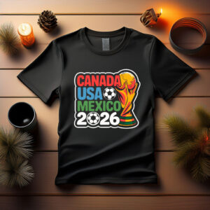 Canada USA Mexico 2026 Soccer Tee