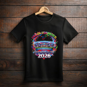 Canada USA Mexico FIFA World Cup 2026 Tee