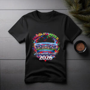 Canada USA Mexico FIFA World Cup 2026 Tee