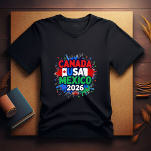 Canada USA Mexico Paint Splash 2026 Shirt