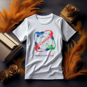 Canada USA Mexico World Cup 2026 Logo T-Shirt