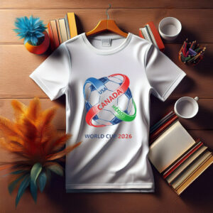 Canada USA Mexico World Cup 2026 Logo T-Shirt