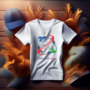 Canada USA Mexico World Cup 2026 Logo T-Shirt