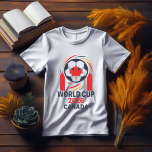 Canada World Cup 2026 Map Soccer Shirt