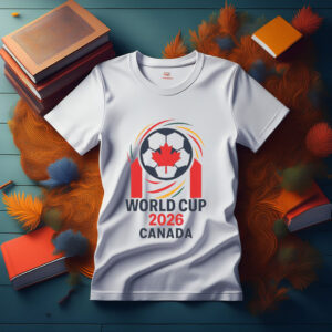 Canada World Cup 2026 Map Soccer Shirt