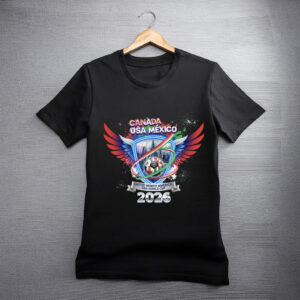 City Skyline with Wings Soccer Tee