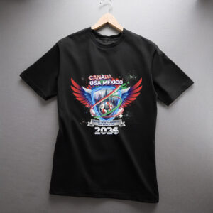 City Skyline with Wings Soccer Tee