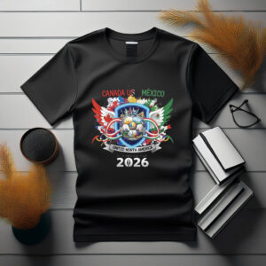 Colorful City Soccer Shield Tee