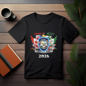 Colorful City Soccer Shield Tee