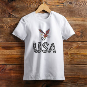 Eagle with Soccer Ball USA Tee