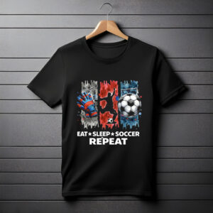 Eat Sleep Soccer Repeat Shirt