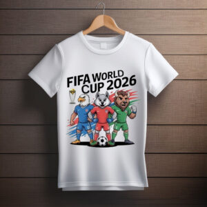 FIFA World Cup 2026 Animal Mascots Soccer Championship Shirt
