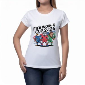 FIFA World Cup 2026 Animal Soccer League Cartoon Shirt
