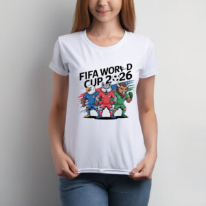 FIFA World Cup 2026 Animal Soccer League Cartoon Shirt