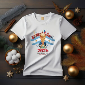 FIFA World Cup 2026 Argentina Flag Shirt