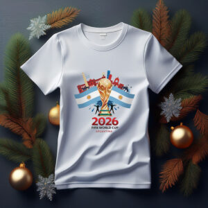 FIFA World Cup 2026 Argentina Flag Shirt