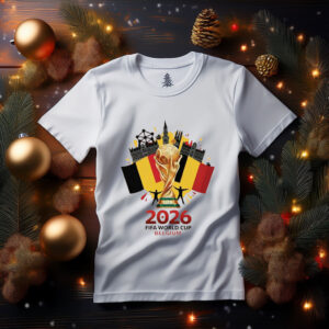 FIFA World Cup 2026 Belgium Flag Shirt