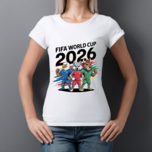 FIFA World Cup 2026 Cartoon Animal Football Friends T-Shirt