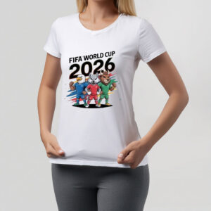 FIFA World Cup 2026 Cartoon Animal Football Friends T-Shirt
