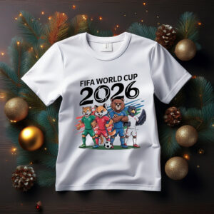 FIFA World Cup 2026 Cartoon Animal Soccer Team T-Shirt