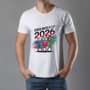 FIFA World Cup 2026 Cartoon Animal World Soccer T-Shirt