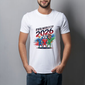 FIFA World Cup 2026 Cartoon Animal World Soccer T-Shirt