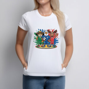 FIFA World Cup 2026 Cute Animal Mascot Football Shirt