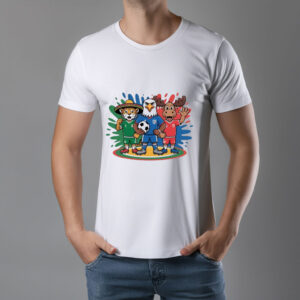 FIFA World Cup 2026 Cute Animal Mascot Football Shirt