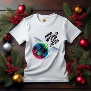 FIFA World Cup 2026 Dynamic Football Stadium Art T-Shirt
