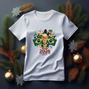 FIFA World Cup 2026 Flag Brazil Shirt