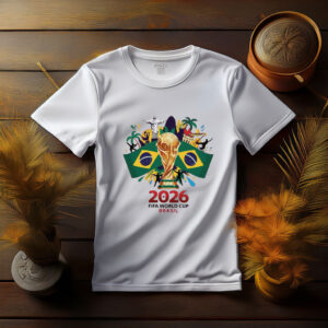 FIFA World Cup 2026 Flag Brazil Shirt