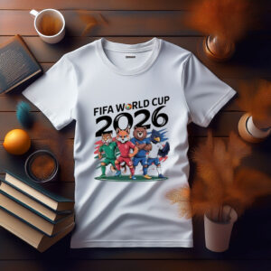 FIFA World Cup 2026 Funny Animal Soccer Players T-Shirt