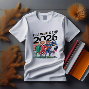 FIFA World Cup 2026 Funny Animal Soccer Players T-Shirt