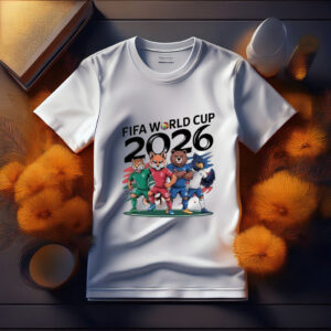 FIFA World Cup 2026 Funny Animal Soccer Players T-Shirt
