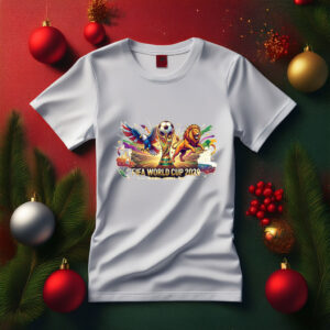 FIFA World Cup 2026 Lion Eagle Trophy Art T-Shirt