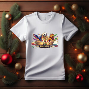 FIFA World Cup 2026 Lion Eagle Trophy Art T-Shirt