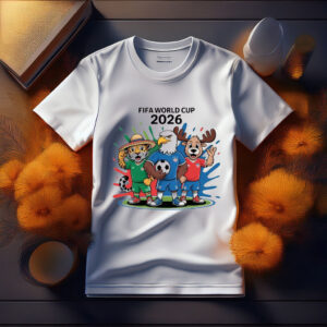 FIFA World Cup 2026 Mascot Style Animal Football T-Shirt